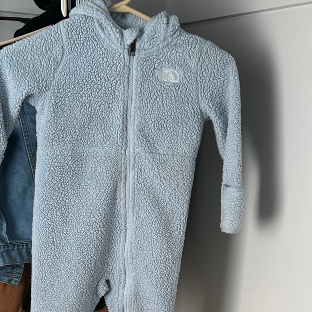 The North Face Light Gray Kids One Piece